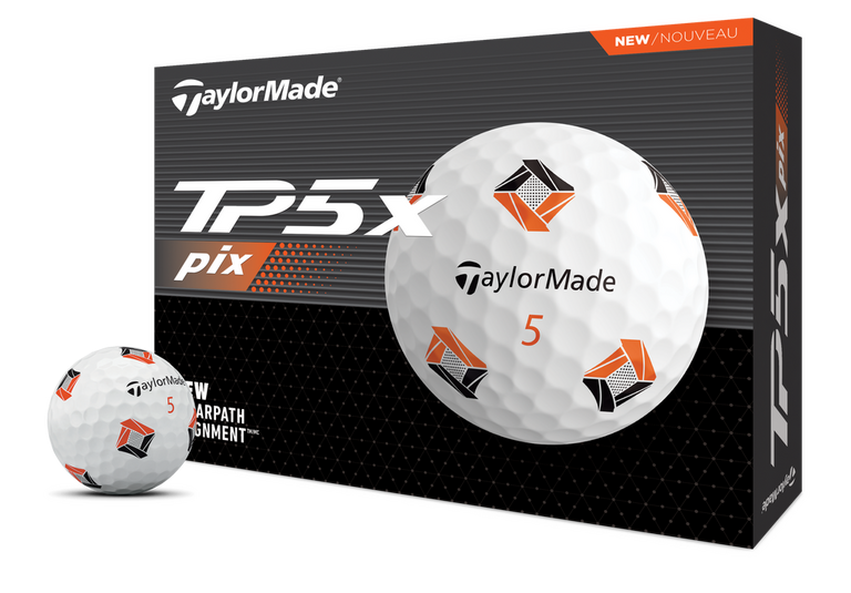 TaylorMade TP5X PIX 3.0 (2024) White Golf Balls