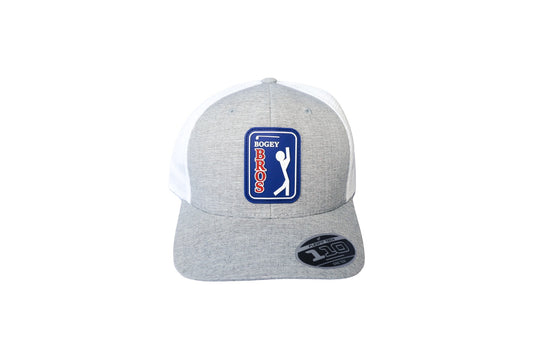 Bogey Bros Curved Bill Grey/White Headwear