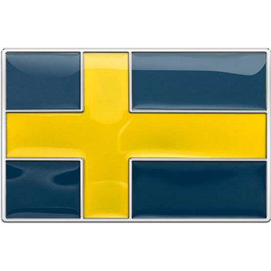 Druh Sweden Flag Buckle