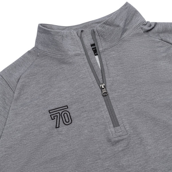 Sub Seventy The Core Quarter Zip Light Grey Heather Pullover