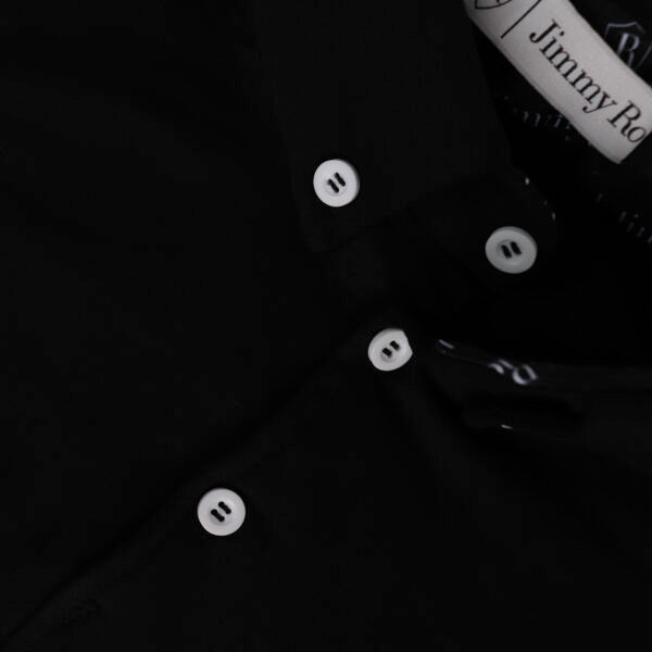 The Golf Lab Lifestyle Polo By Jimmy Ro - Black