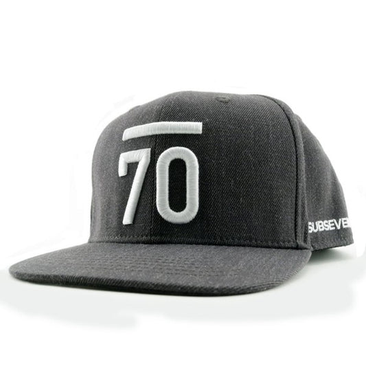Sub Seventy Aberdeen Flat Brim Flat Bill Grey/White Headwear