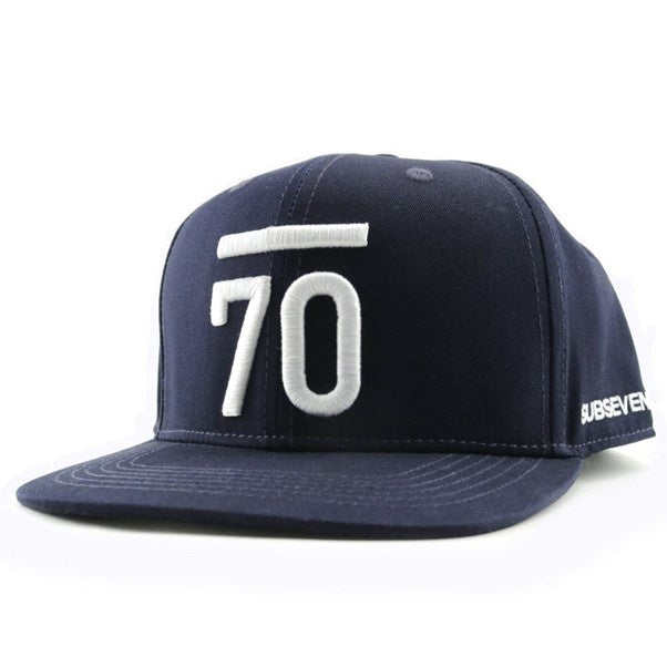 Sub Seventy Aberdeen Flat Brim Flat Bill Navy/White Headwear