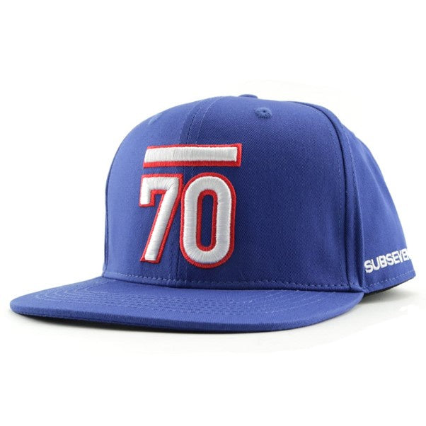 Sub Seventy Aberdeen Flat Brim Flat Bill Royal/White/Red Headwear