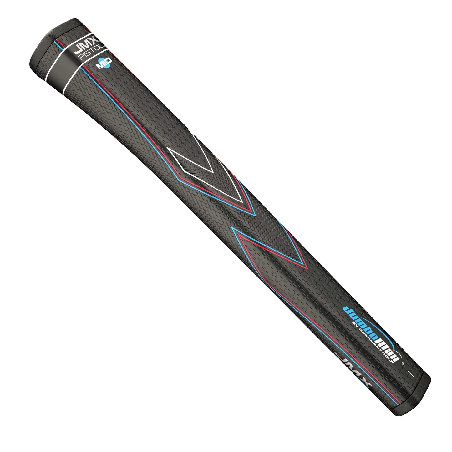 JumboMax Pistol Mid Black/White/Red/Blue Putter Grip