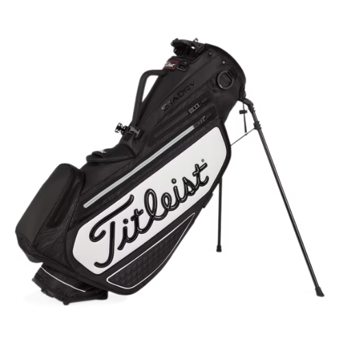 Titleist Premium Stand StaDry Black White Stand Bag