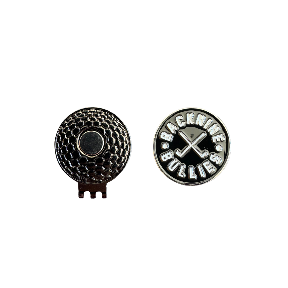 Back 9 Bullies Ball Marker and Hat Clip