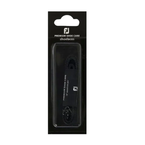 Footjoy Waxed Black Shoelaces