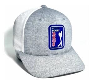 Bogey Bros Curved Bill Grey/White Headwear