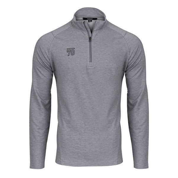Sub Seventy The Core Quarter Zip Light Grey Heather Pullover