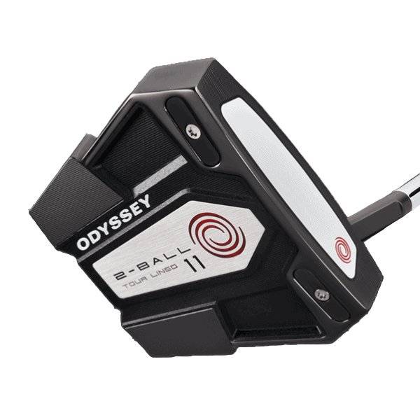 Odyssey 2 Ball Eleven Tour Lined Slant Neck Pistol Grip Putter