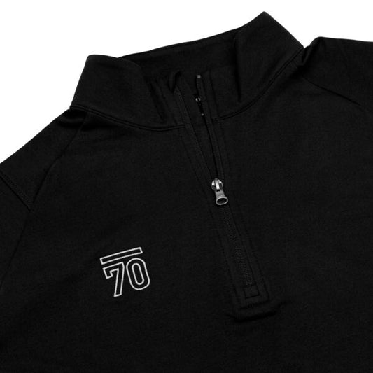 Sub Seventy The Core Quarter Zip Black Pullover