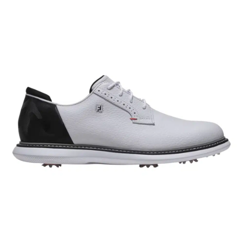 Footjoy Traditions Blucher White/Black/Red Golf Shoes