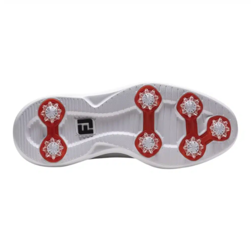 Footjoy Traditions Blucher White/Black/Red Golf Shoes