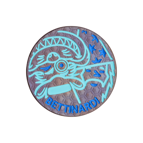 Bettinardi Hive Multi-Icon Purple Flame Ball Marker