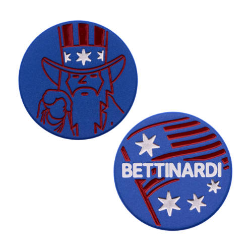 Bettinardi Wizard Uncle Sam Blue Armor Ball Marker