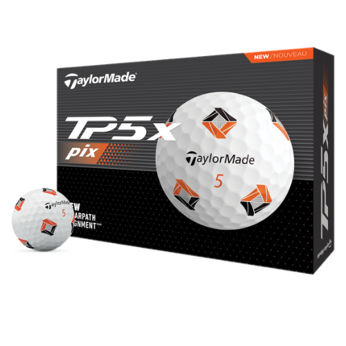 TaylorMade TP5X PIX 3.0 (2024) White Golf Balls