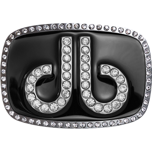 Druh Black Diamante Buckle