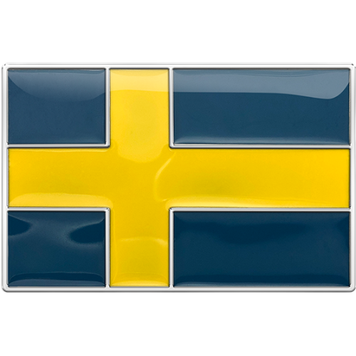 Druh Sweden Flag Buckle