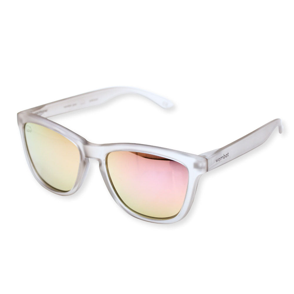 Wombat Stroke Matt Rose Gold Sunglasses