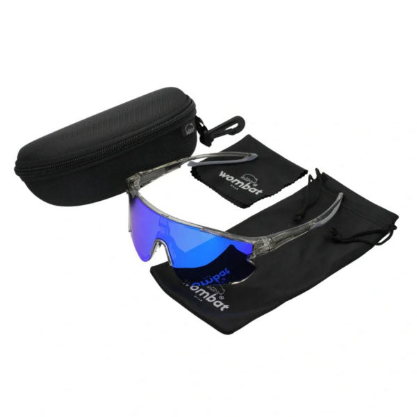 Wombat The Glitch Blue Sunglasses