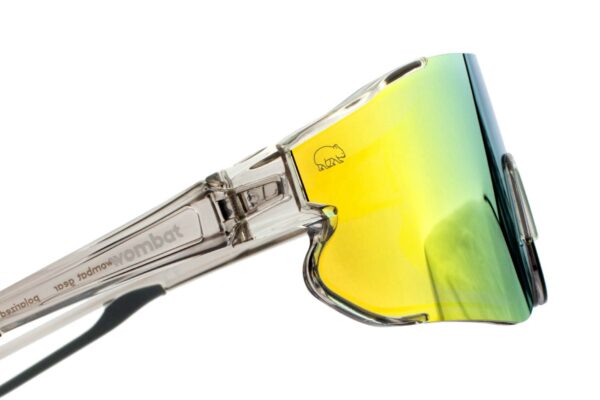 Wombat Glitch Yellow Gold Sunglasses