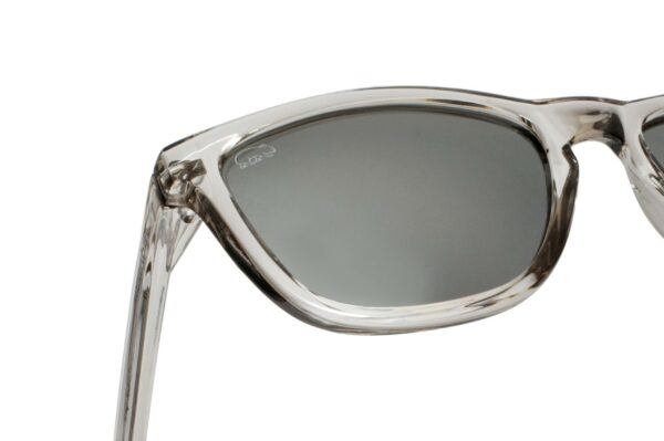 Wombat Stroke Glossy Silver Sunglasses